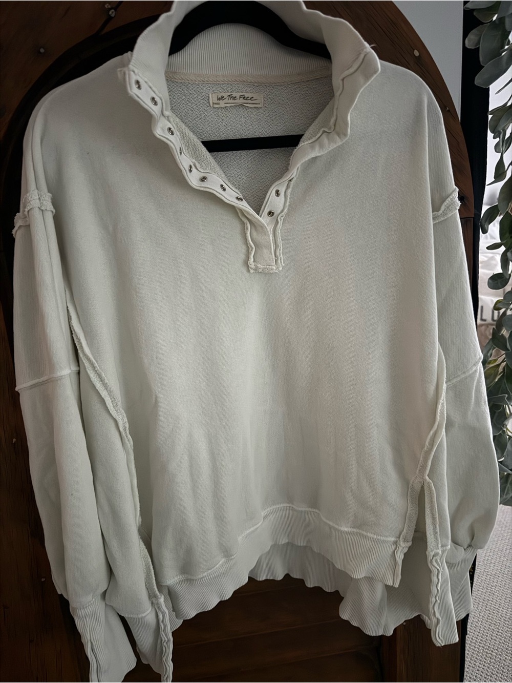 We The Free Cream Henley Style Camden